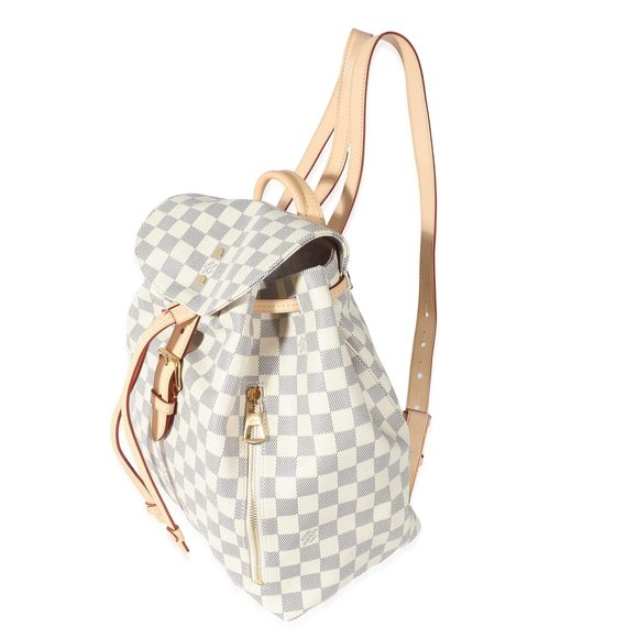 Louis Vuitton Damier Azur Canvas Sperone Backpack - Picture 2 of 8